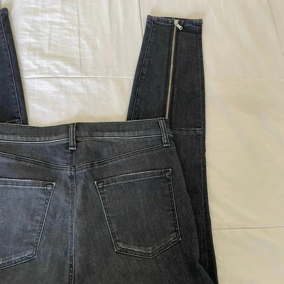 Jbrand Alana high rise skinny crop front zip denim - Picture 11 of 13